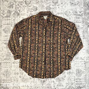 Vintage Banana Republic Safari Travel Clothing Co. Button Down Shirt – Men Small
